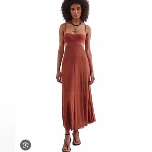 Red Melinda Maxi Dress